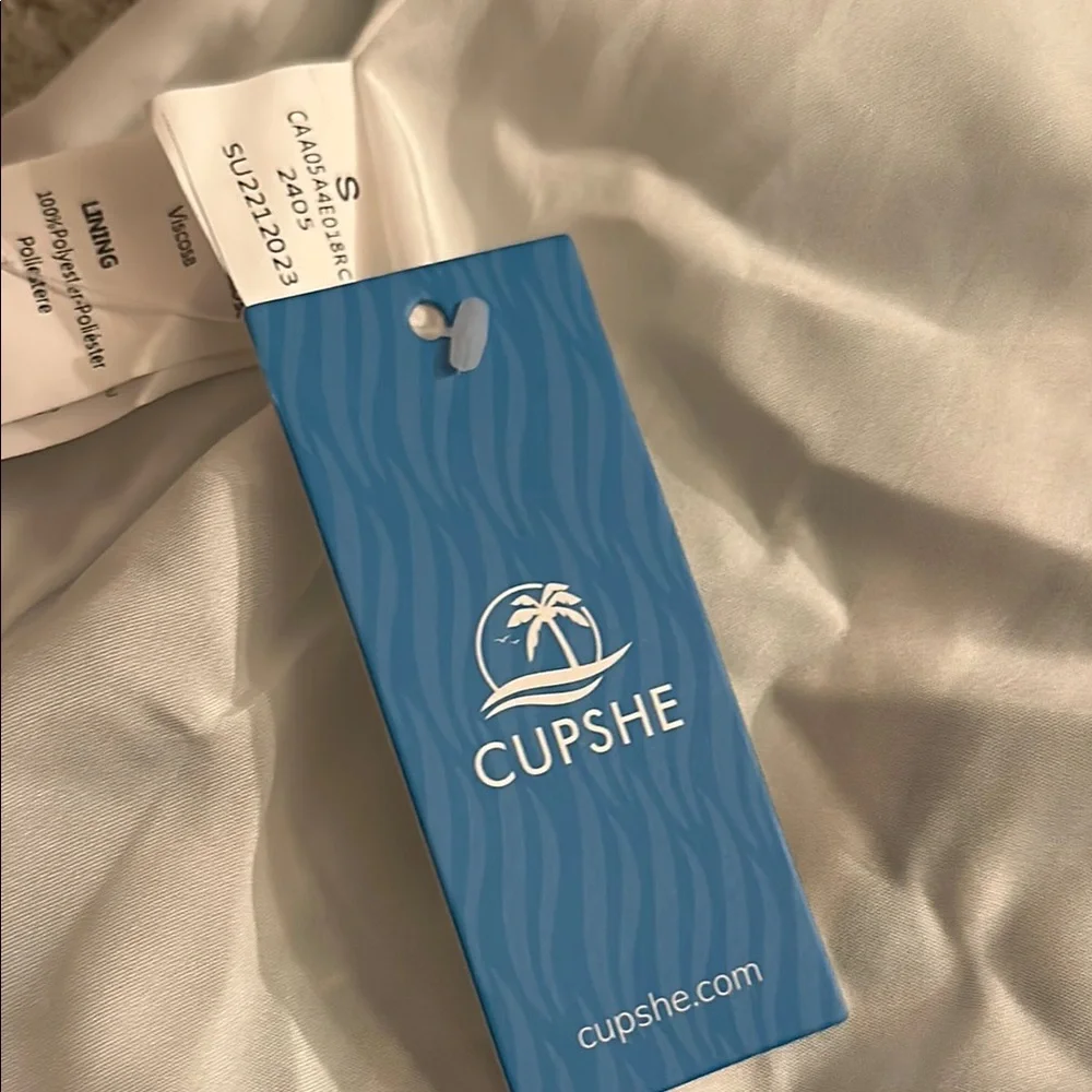 Cupshe Striped Crossover Halterneck Mini Dress NWT - Picture 10 of 13